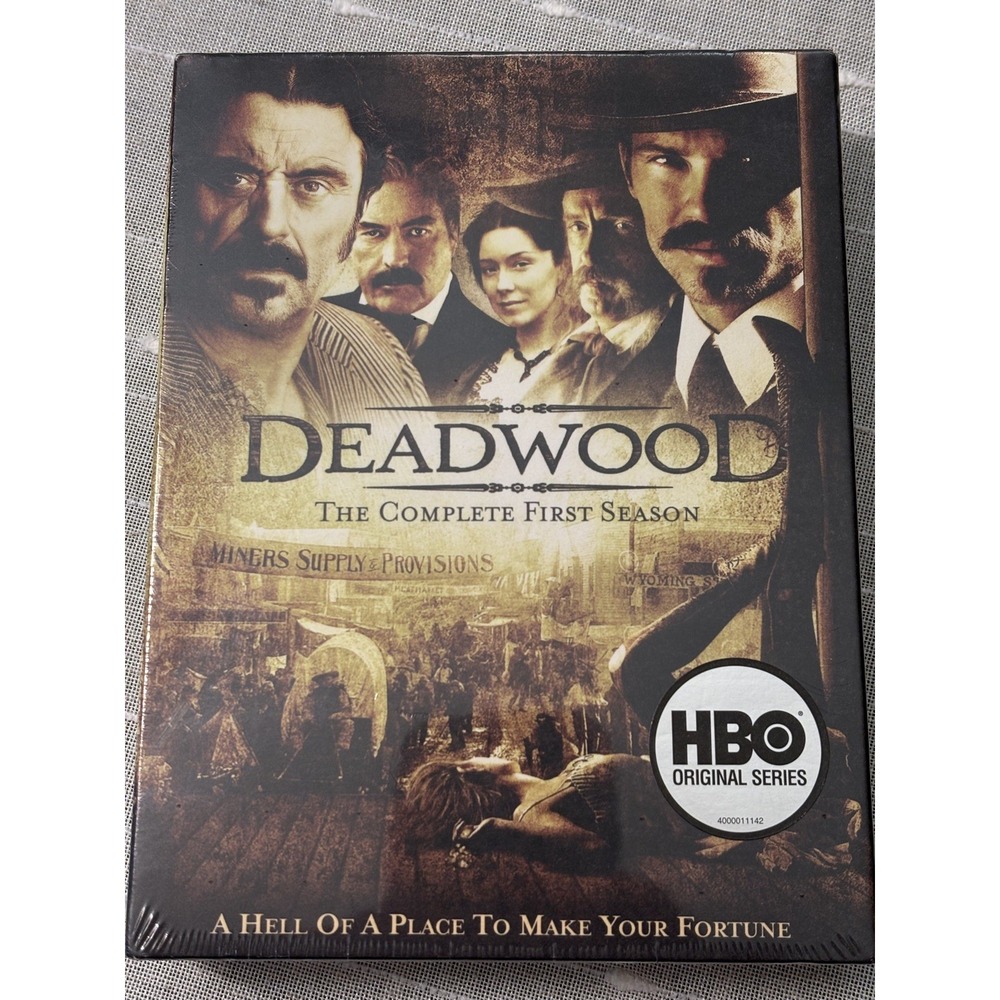 DEADWOOD - COMPLETE FIRST SEASON (DVD) NEW FACTORY SEALED HBO Cowboy Show Movie